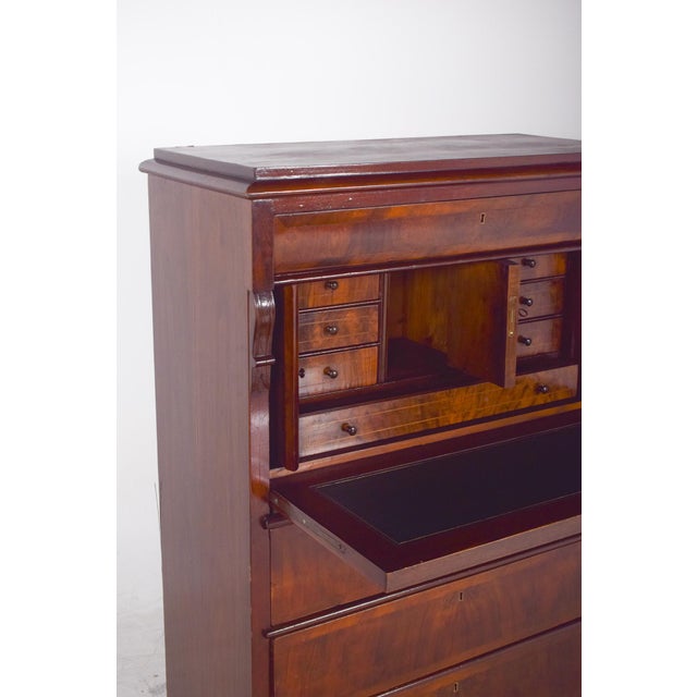 Antique Abattant Cabinet with Large Drawers, 1890s For Sale - Image 12 of 18