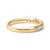 Contemporary 14K Yellow Gold 1/2 Cttw Round Diamond 11-Stone Classic Band- Size 6 For Sale - Image 3 of 7