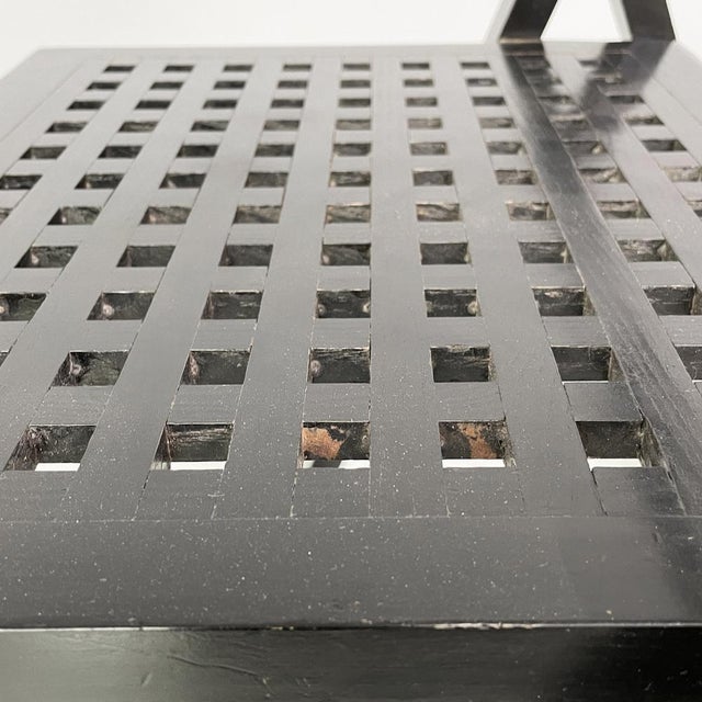 Italian Modern Black Wooden Folding Chairs, 1980s, Set of 2 For Sale - Image 13 of 18