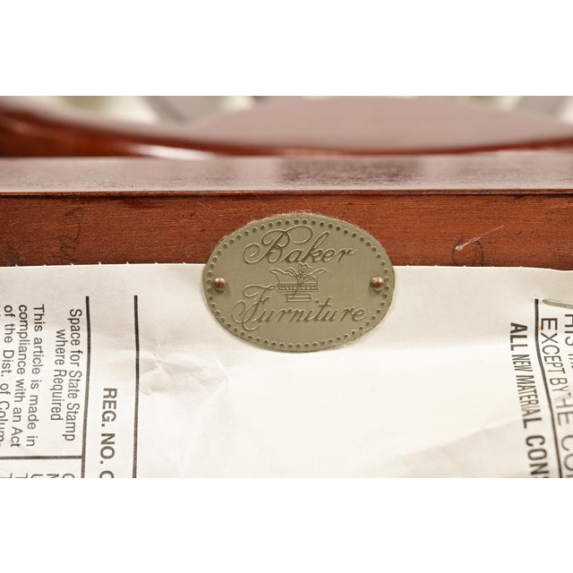 Baker Furniture Historic Charleston Federal Mahogany Shield Back Side Chair or Dining Chair For Sale - Image 12 of 13