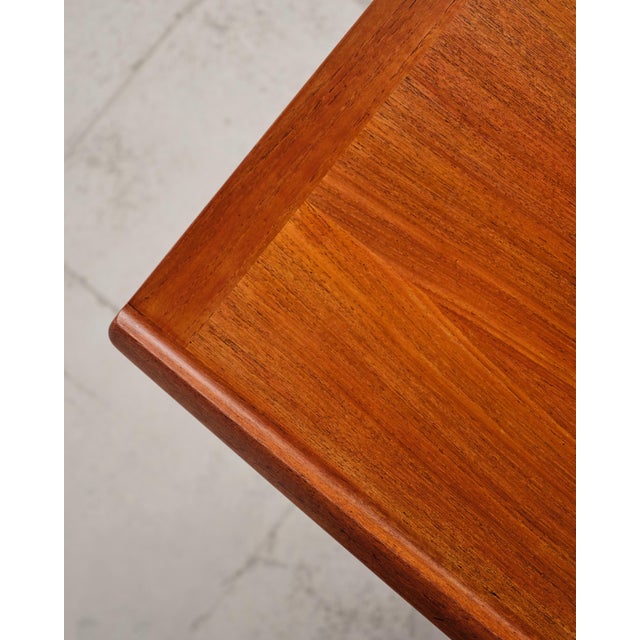 Mid-Century Danish Teak Wood Coffee Table from Grete Jalk, 1950s For Sale - Image 17 of 18
