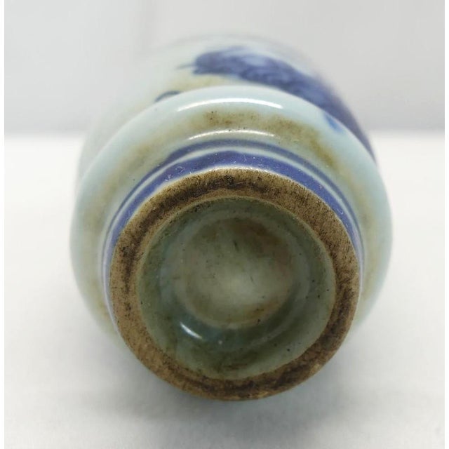 Asian Antique Chinese Porcelain Snuff Bottle, Qing For Sale - Image 3 of 10