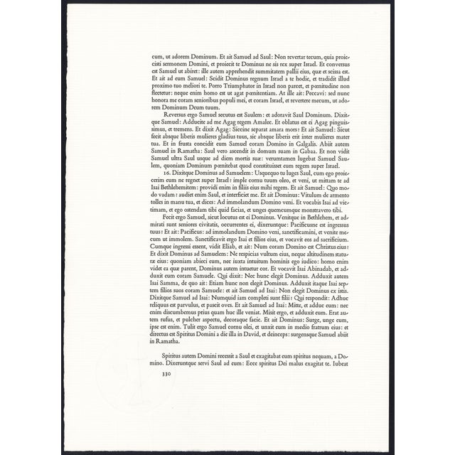 Red 1967 Salvador Dalí Biblia Sacra Lithograph "Gloria Vultus Moysi" (Glory of the Face of Moses) For Sale - Image 8 of 10