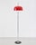 Metal Space Age Red Chrome Floor Lamp, 1970s For Sale - Image 7 of 7