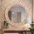 Robin Baron Winfield Wooden Round Mirror For Sale - Image 9 of 9