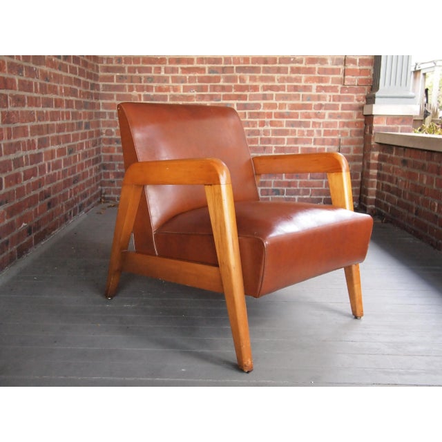 Mid-Century Modern Mid 20th Century Lounge Armchair Attributed to Russel Wright for Thonet For Sale - Image 3 of 13
