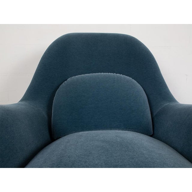 Early 21st Century Swoon Lounge Chair and Ottoman by Space Copenhagen for Fredericia, 2021, Set of 2 For Sale - Image 5 of 14