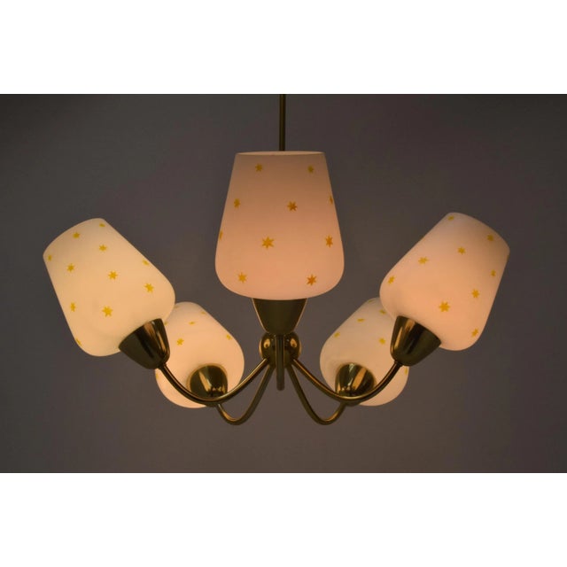 1960s Mid-Century Chandelier, 1960s For Sale - Image 5 of 13