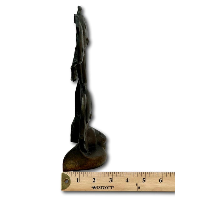 Rare & Hard to Find All Original Vintage 1930s Hubley MFG Co. #464 Fan Tail Fish Cast Iron Doorstop For Sale - Image 18 of 18