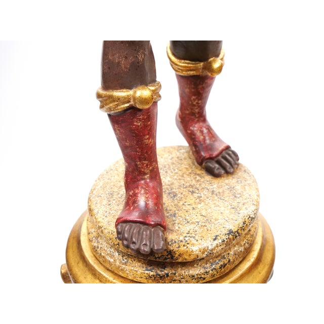 Italian Figural Standing Candelabra Floor Lamp, Early 20th Century For Sale - Image 15 of 18