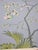 Chinoiserie Tropical Hand-Painted Wallpaper Panels, Soft Blue Background With Floral & Palm Mural, Set of 6 For Sale - Image 4 of 7
