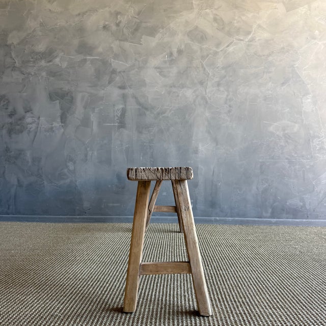 Late 20th Century Late 20th Century Elm Wood Skinny Bench #B92 For Sale - Image 5 of 8