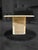Pair of 1970s Italian Travertine Scalloped Edge Pedestal End Tables For Sale - Image 15 of 18