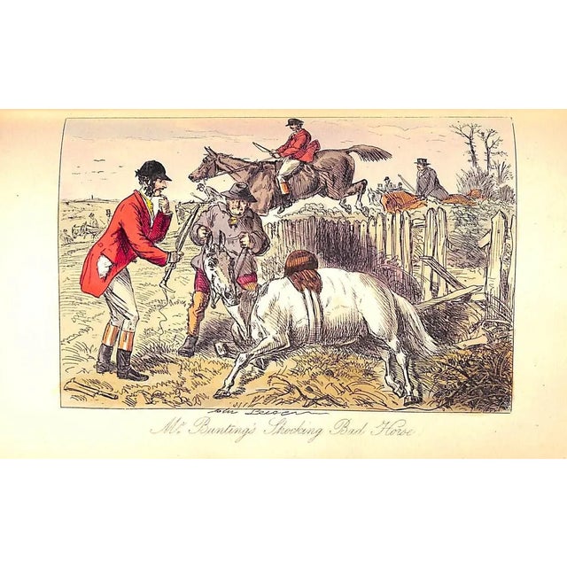 Set of 2 "Mr. Romford's Hounds & Plain or Ringlets?" Book 1865 Leech, John and Browne, h.k. For Sale - Image 16 of 18