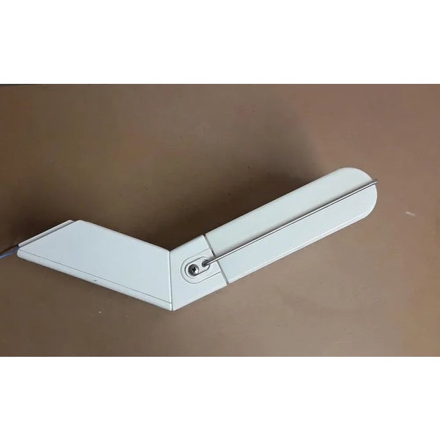 Vintage German Wall Lamp in White Painted Metal from Staff, 1970s For Sale - Image 10 of 10