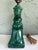 Vintage Emerald Green Glazed Ceramic Donkey Table Lamp – Art Deco Style – 22” Tall For Sale In Orlando - Image 6 of 11