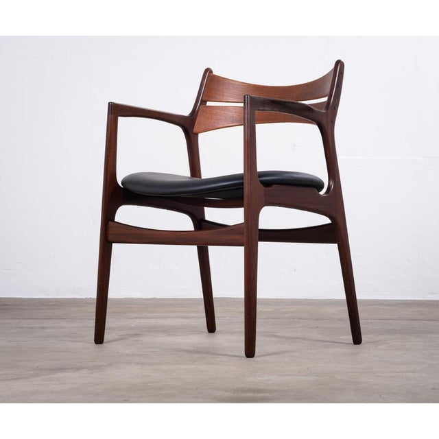 Teak Armchair attributed to Erik Buch for Christiansen Møbelfabrik, Denmark, 1960s For Sale - Image 4 of 13