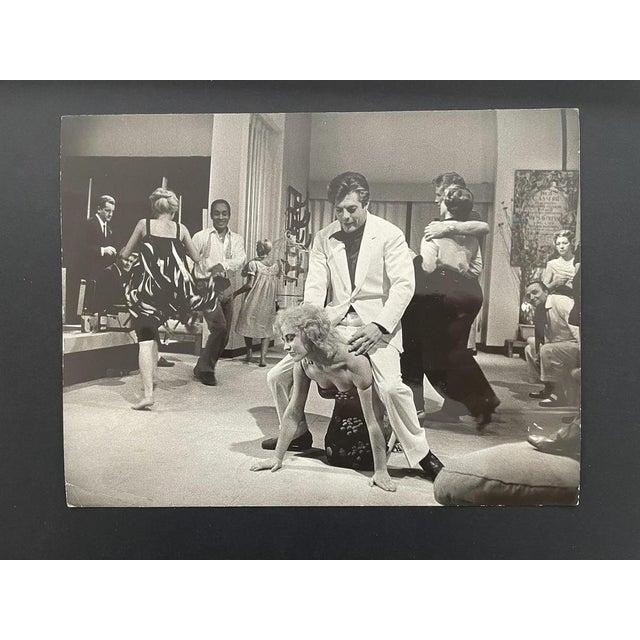 Pierluigi Photography Agency Marcello Mastroianni in "La Dolce Vita" by Federico Fellini. 1979 Vintage silver print...