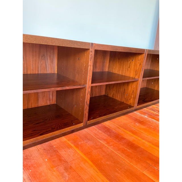 Brown 1960s Omann Jun Scan-Flex Rosewood Cabinets For Sale - Image 8 of 18