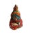 Superb vintage African Fali Namji twin fertility dolls adorned with multiple layers of trade glass beads leather strips...