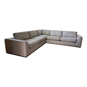 Four Hands Colt 3-Piece 10' X 10' Sectional in Salt and Pepper Performance Polyester