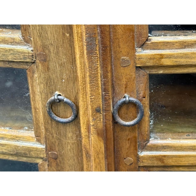 Brown Bohemian Display Counter Display Cabinet, Vintage For Sale - Image 8 of 12