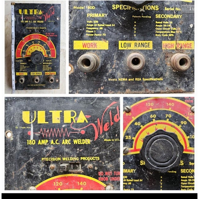 Industrial Vintage Industrial Ultra-Weld Faceplate – Mid-Century Statement Wall Decor For Sale - Image 3 of 6