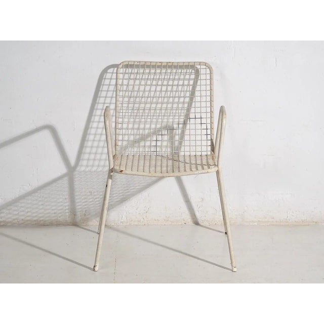 Vintage Outdoor Chairs with Armrests, 1920, Set of 4 For Sale - Image 8 of 11