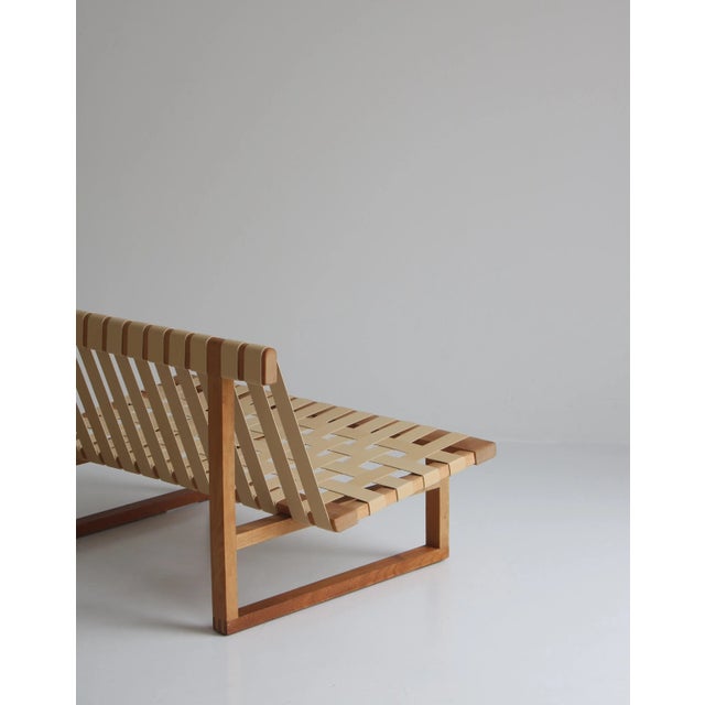 Model 211 2-Seater Sofa in Oak and Ottoman by Børge Mogensen for for Fredericia, 1956, Set of 2 For Sale - Image 12 of 18