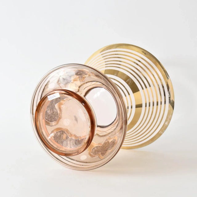 1940s Model Vera Glass Vase by Paul Rather for De Rupel Boom, 1930s For Sale - Image 5 of 8
