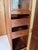 Wood Vintage Art Deco 1940's Burl-Wood Armoire For Sale - Image 7 of 18