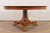 1980s Baker Furniture Regency Cherry Wood and Parcel Gilt Paw Foot Pedestal Extension Dining Table, Newly Refinished For Sale - Image 12 of 14