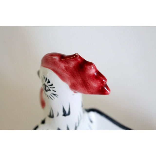 Set of Six Italian Ceramic Rooster Candy / Nut Dishes For Sale - Image 11 of 13