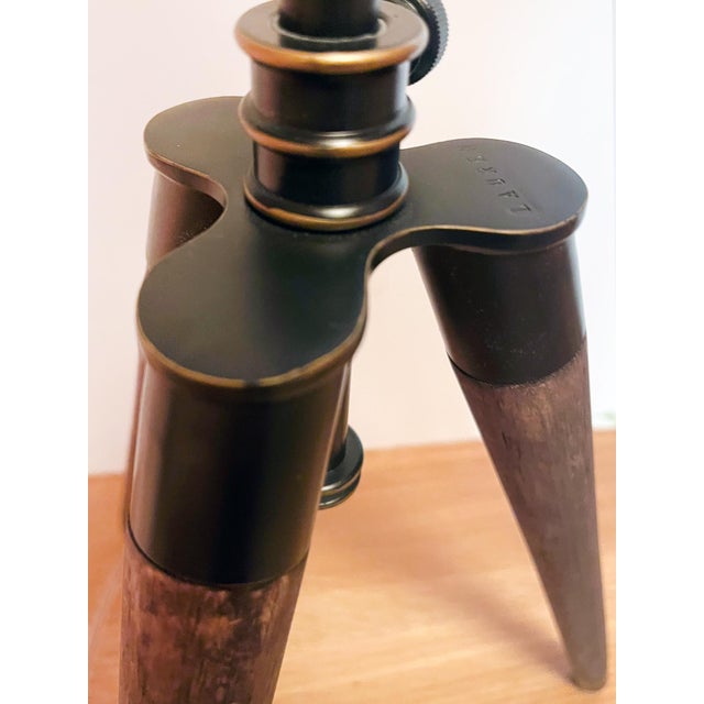 Wood Ralph Lauren Tripod Table Lamps - A Pair For Sale - Image 7 of 10