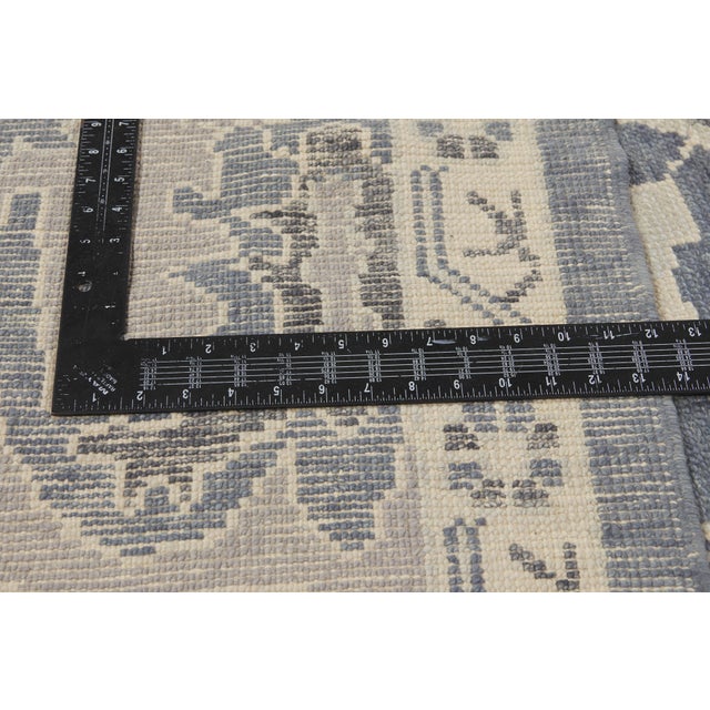 Textile Contemporary Turkish Oushak Rug, 09'11 X 14'00 For Sale - Image 7 of 10
