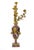 French Louis XVI Style Candelabra / White-Veined Red Marble & Gilt Bronze, 1885 For Sale - Image 16 of 18
