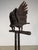 Bronze Bronze Double Eagle Sculpture on Japanese Stand, 68”h – Hand-Carved Style Pedestal Form For Sale - Image 8 of 13