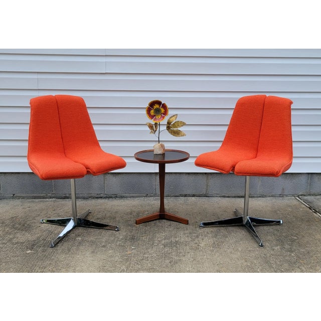 1960's Knoll Split Seat Chairs by Richard Schultz - a Pair For Sale - Image 10 of 12