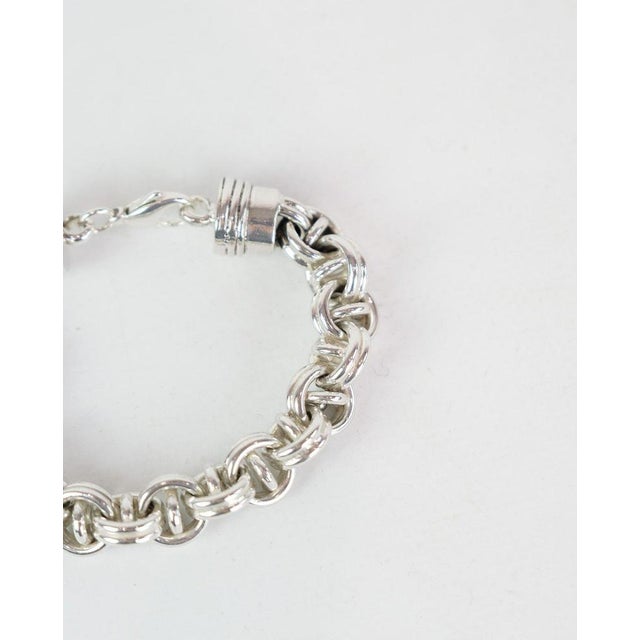 Silver Bracelets in Silver, Powerful Model, Divided Into Rings Nice For Sale - Image 8 of 11