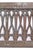 Gothic Bronze Overlapping Gothic Arches Wall Grate 38 X 10 In. For Sale - Image 3 of 7