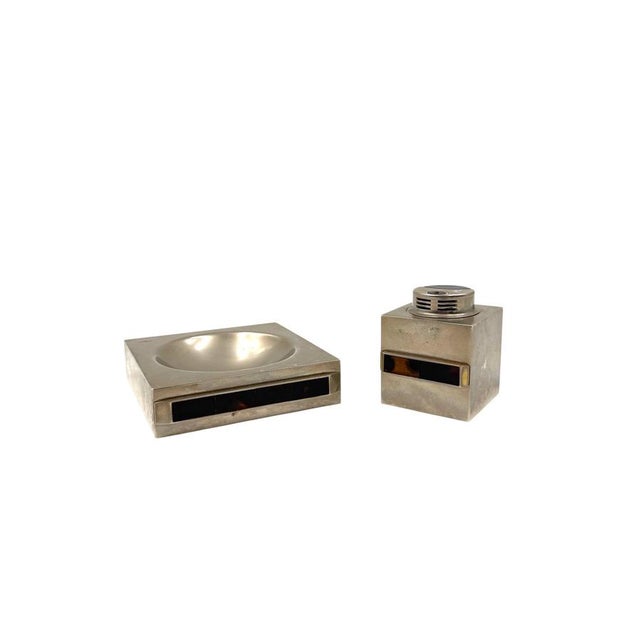 Table Top Smoking Set, Italy, 1970s, Set of 2 For Sale - Image 9 of 9