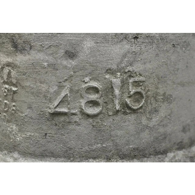 Mid 20th Century Vintage Boon & Lane Aluminum Hat Block Mold Form Millinery Luton Beds England A For Sale - Image 5 of 12