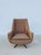 This vintage Castro Convertibles swivel high back lounge chair is a blast from the past and a timeless example of Mid...