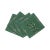 Thistle And Snake Cotton Sateen Cocktail Napkins in Evergreen, Set of 4 For Sale In Miami - Image 6 of 6