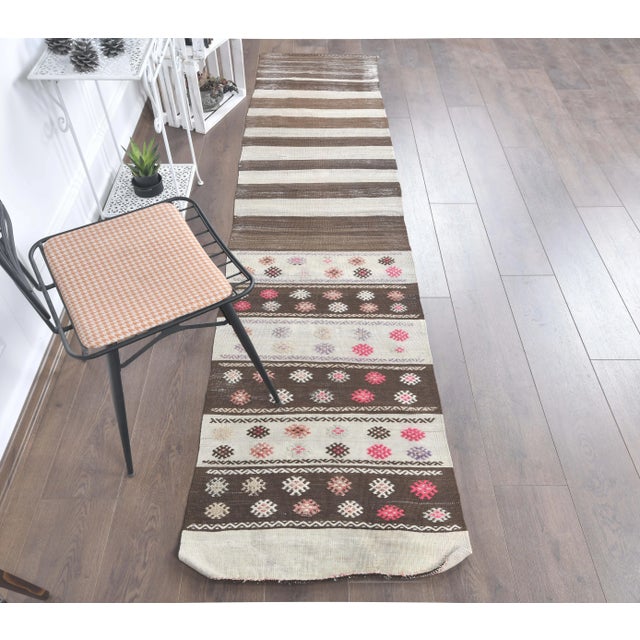 Vintage Turkish Hand-Knotted Rug is a semi-Vintage rug. '70s Eastern region of Turkey's unique rug is perfectly hand-...