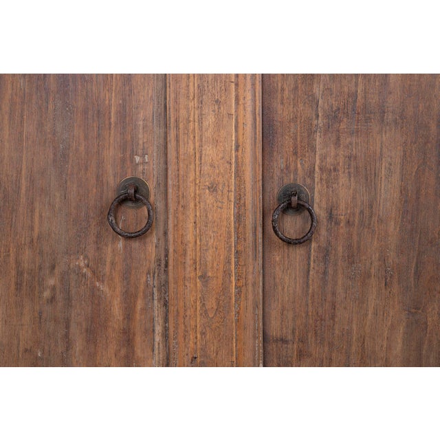 Late 20th Century Five Door Elm Server in Original Patina For Sale In Dallas - Image 6 of 10