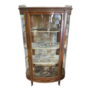 Louis XV Style Vitrine Display Cabinet For Sale