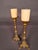 Metal Pair of 19th Century French Gothic Style Bronze Candelabra With Cherub Motifs, Circa 1890 For Sale - Image 7 of 17