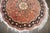 Vintage Formal Persian Round Rug - 5'1" x 5'1" For Sale - Image 4 of 5