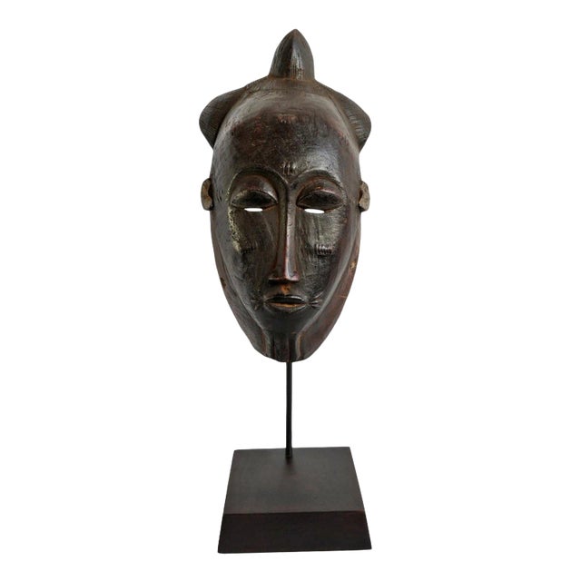 Late 19th Century Baule Helmet Mask For Sale